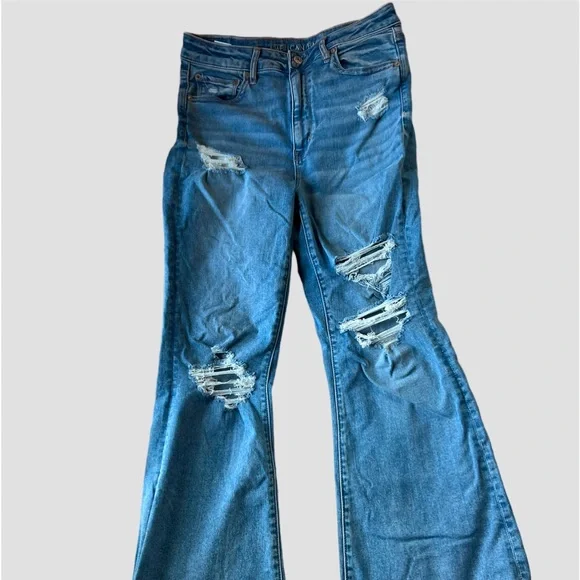 Jeans American Eagle Real Flare - Taille 2, Coupe Flare - Occasion Très Bon état